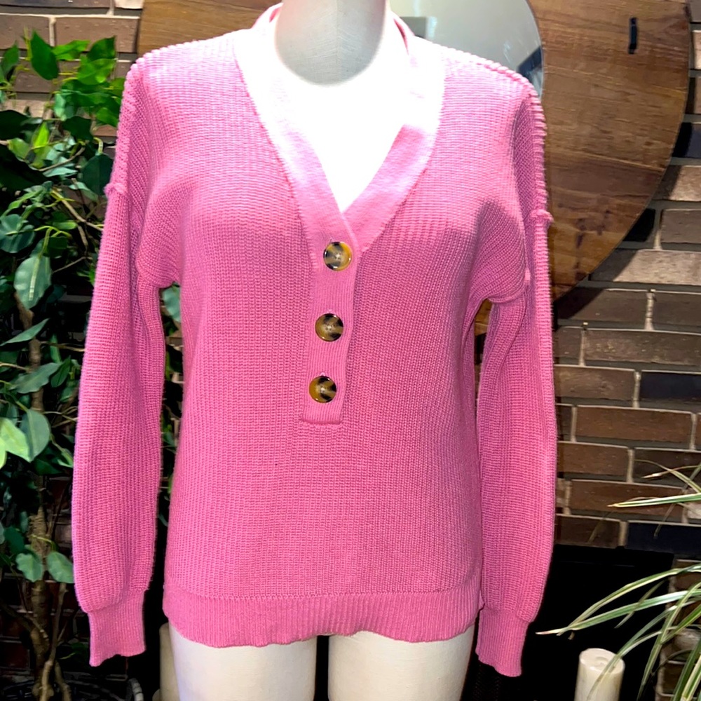 RACHEL ZOE PINK SWEATER!๐ฉท๐๐๐ - Picture 1 of 7